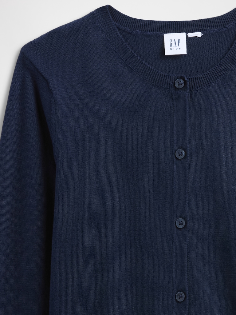 Kids Crewneck Cardigan