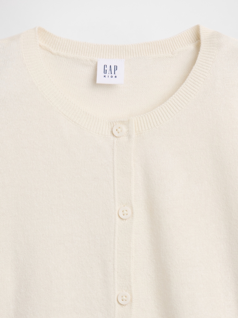 Kids Crewneck Cardigan