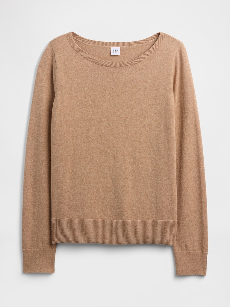 Relaxed Boatneck Sweater
