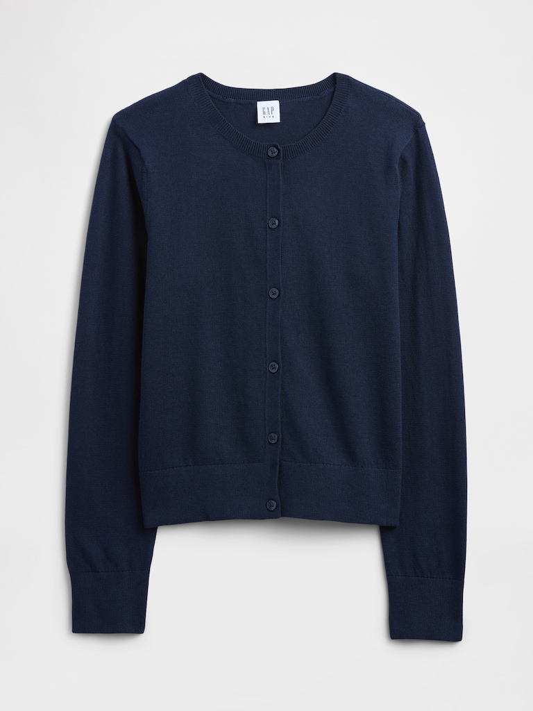 Kids Crewneck Cardigan