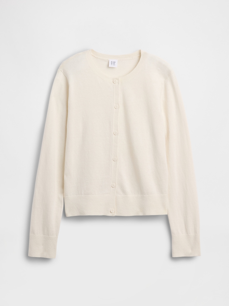 Kids Crewneck Cardigan