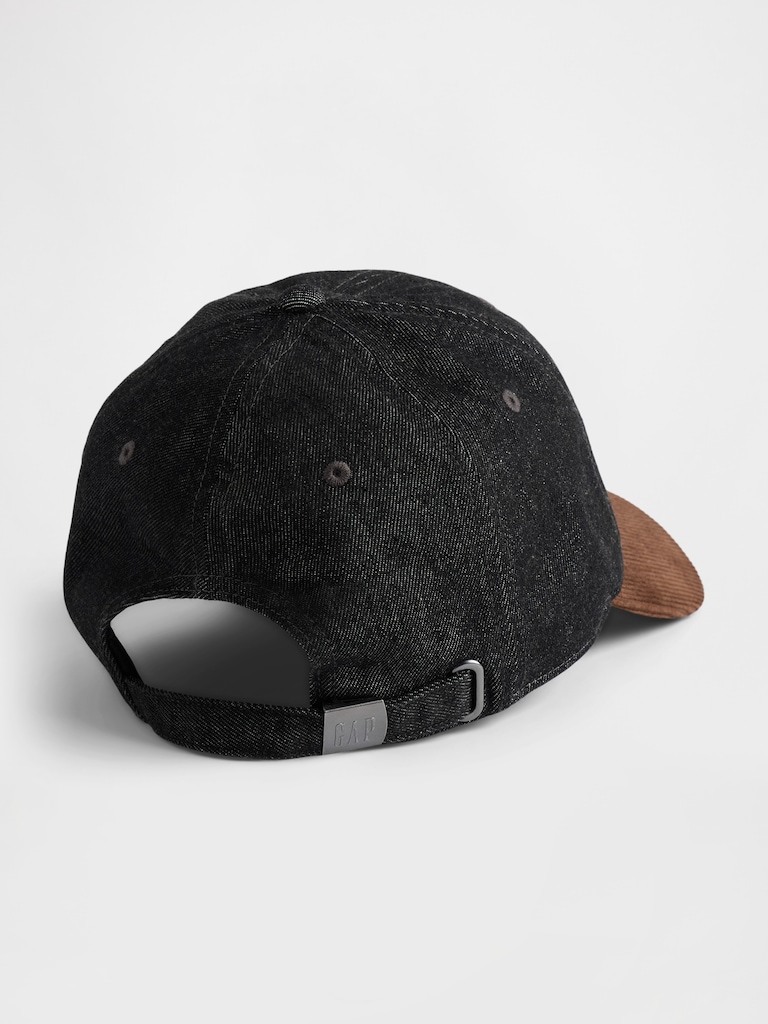 Denim & Corduroy Baseball Hat