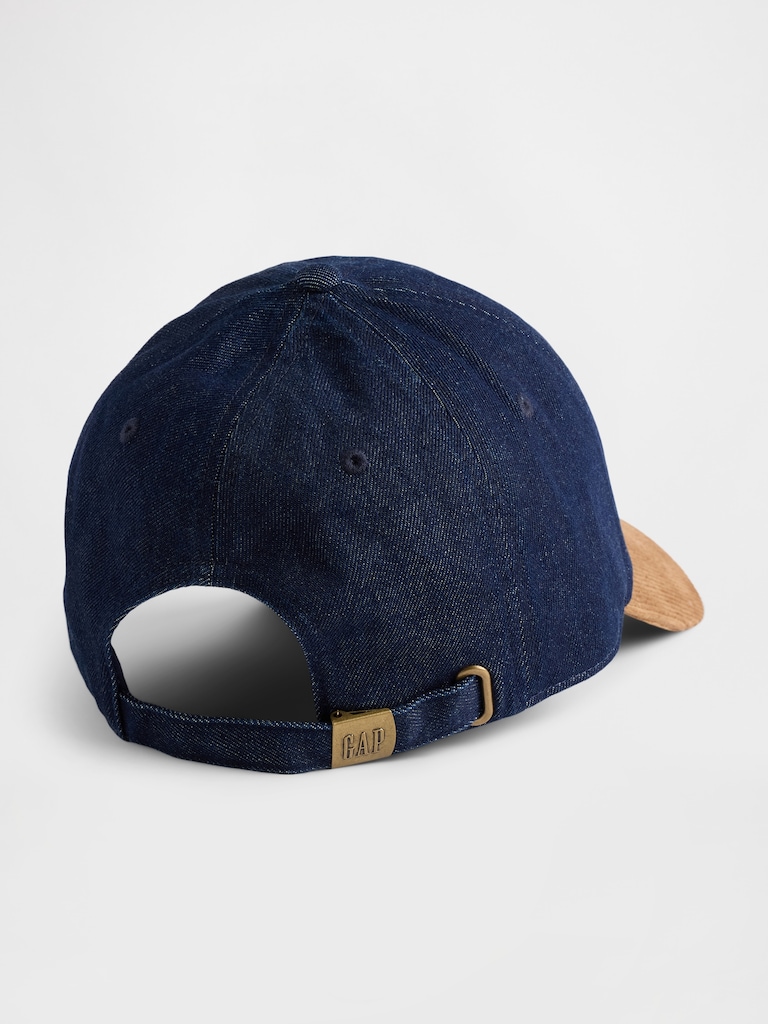 Denim & Corduroy Baseball Hat