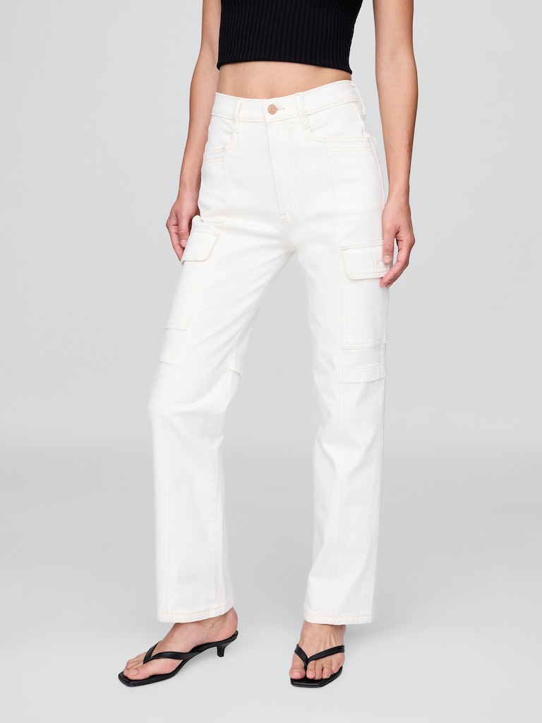 Mid Rise '90s Loose Cargo Jeans