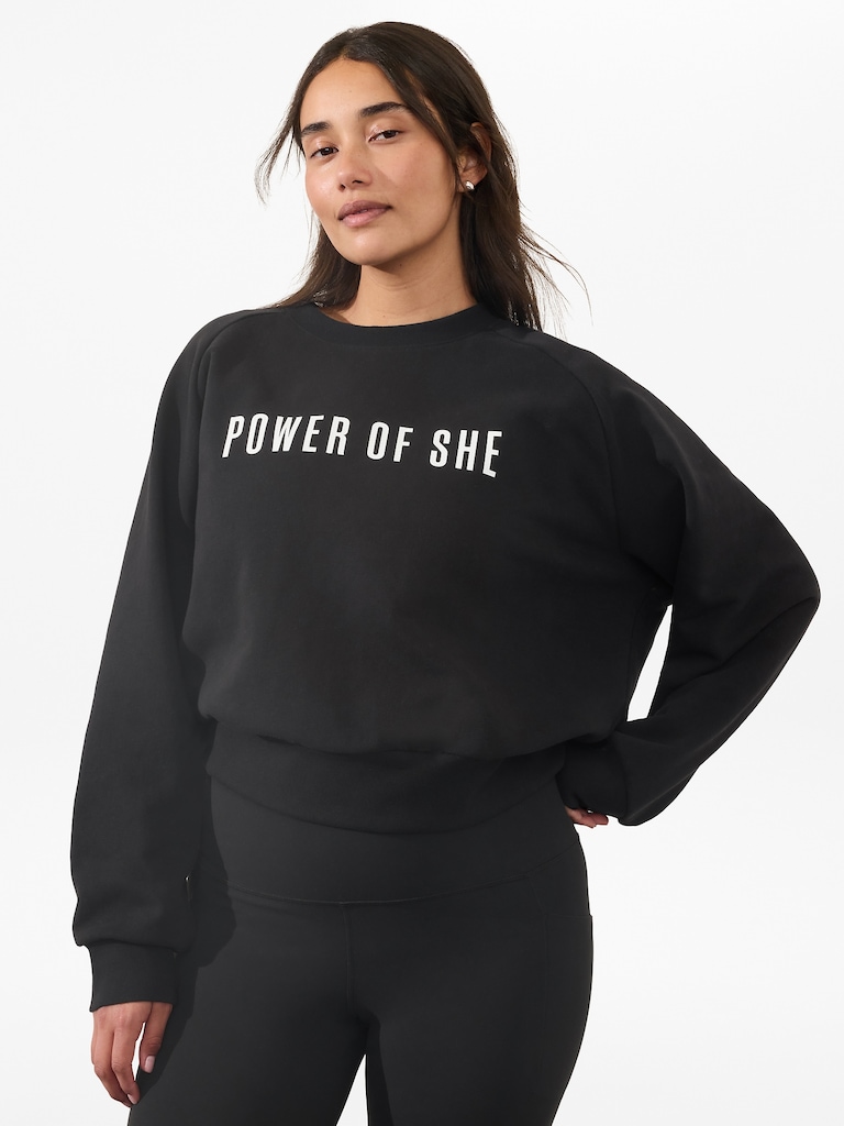 Power of She Crew Sweatshirt