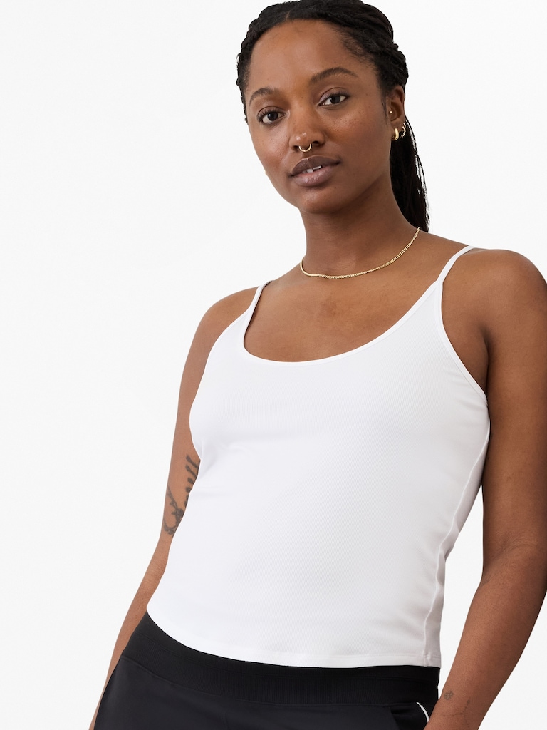 Signature Rib Thin Strap Tank
