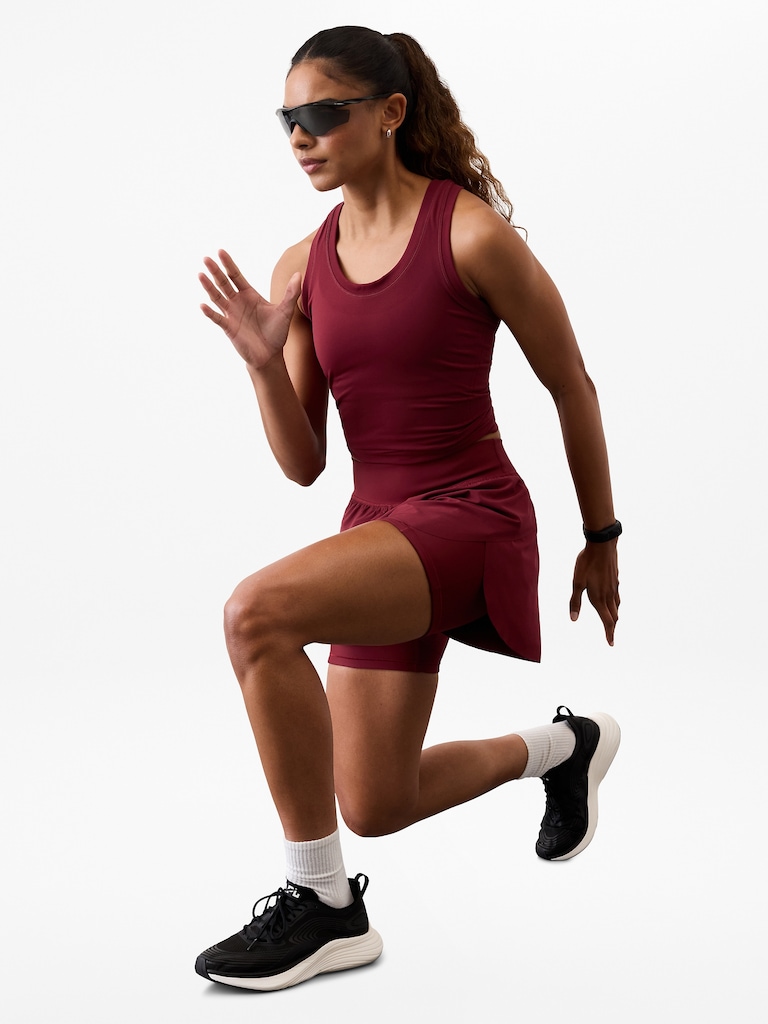 Crossover High Rise 4" Run Short