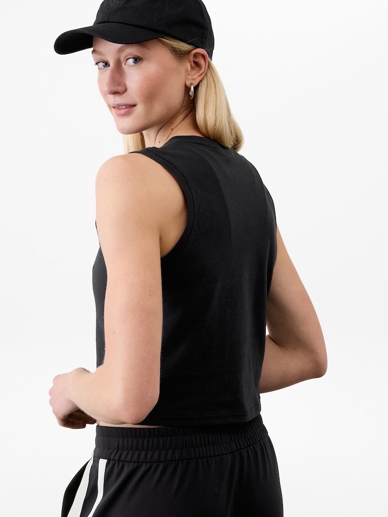 True Cotton Crop Tank