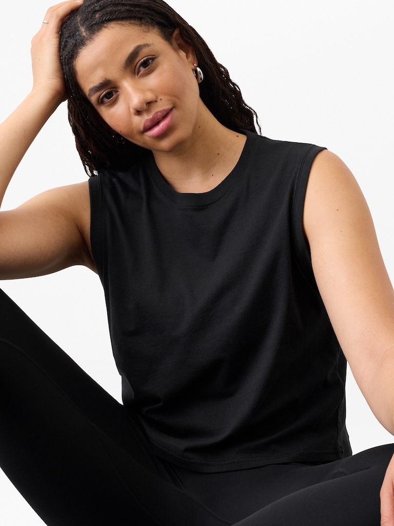 True Cotton Crop Tank