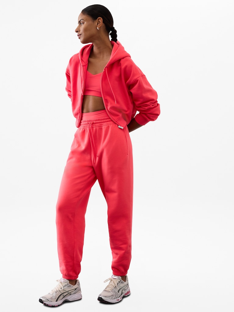 Forever Fleece Crop Full Zip