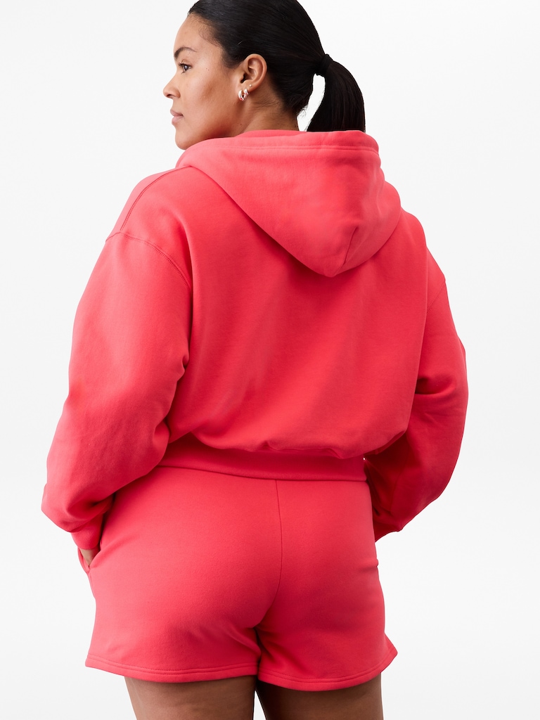Forever Fleece Crop Full Zip