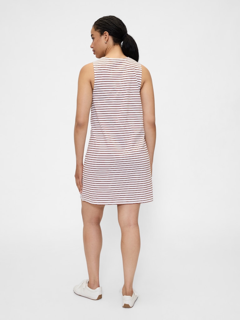 Stripe Jersey Mini Dress