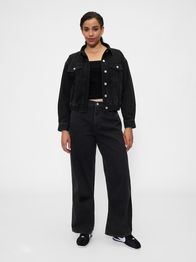 High Rise Wide-Leg Jeans