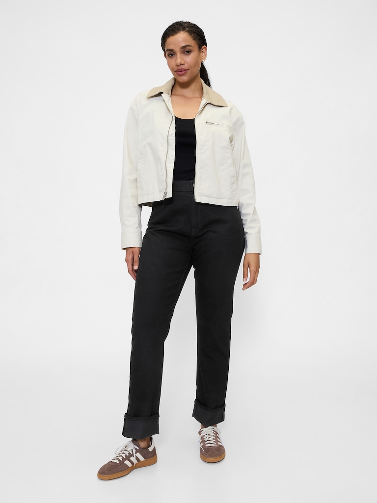 High Rise '90s Straight Jeans