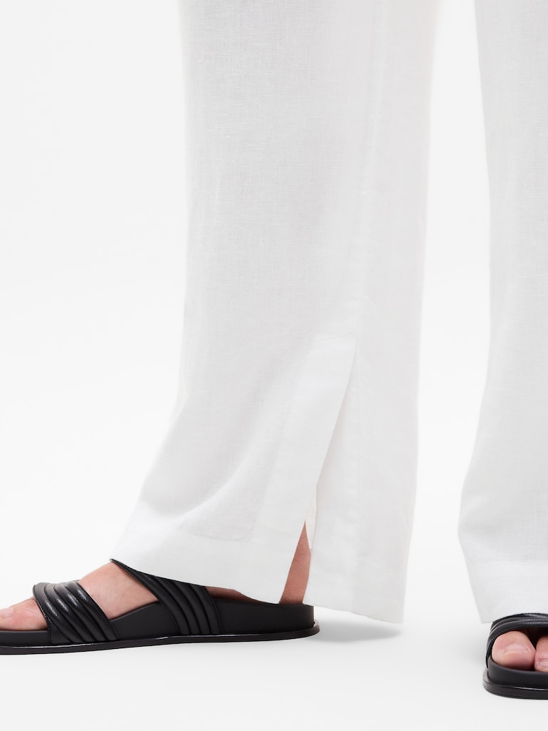 Retreat Linen High Rise Wide Leg Pant