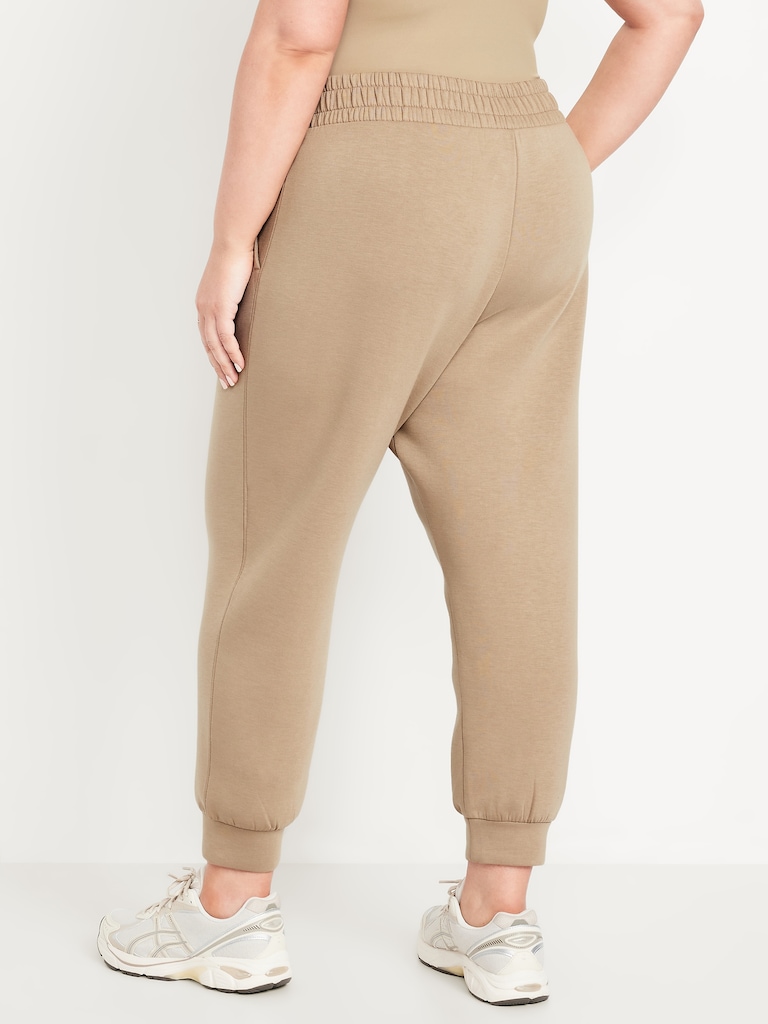 High-Waisted Bounce Fleece Jogger Sweatpants