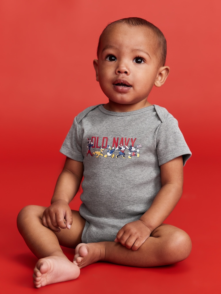 Old Navy x Disney© Short-Sleeve Logo-Graphic Bodysuit for Baby