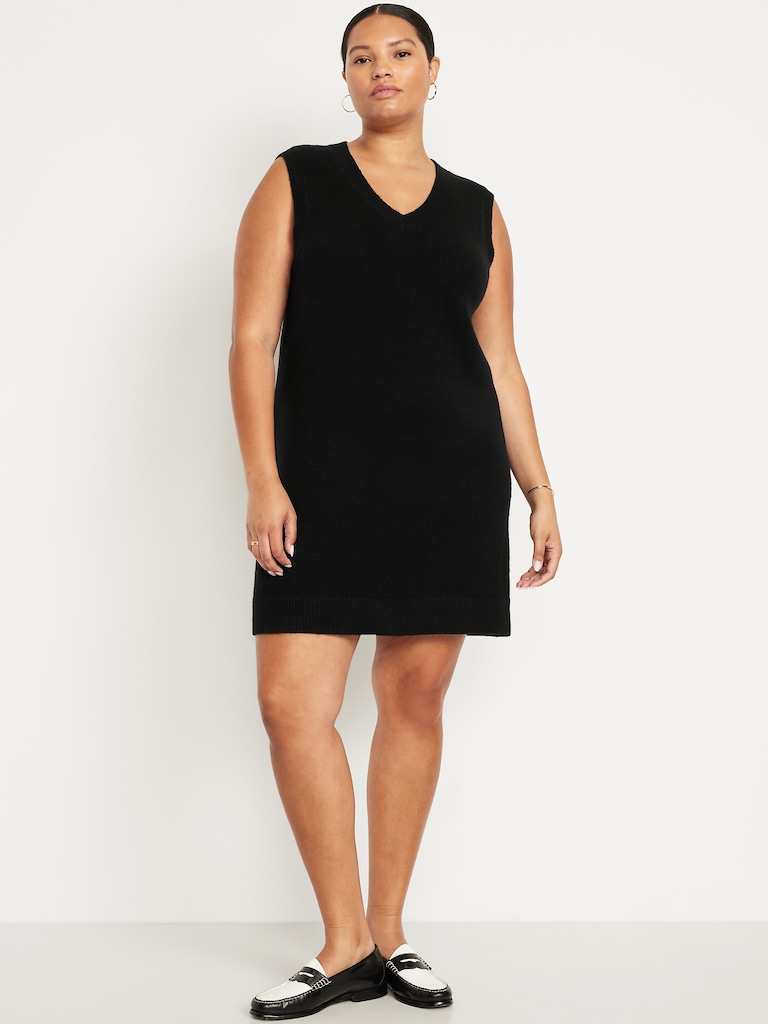 SoSoft Sleeveless Mini Sweater Dress