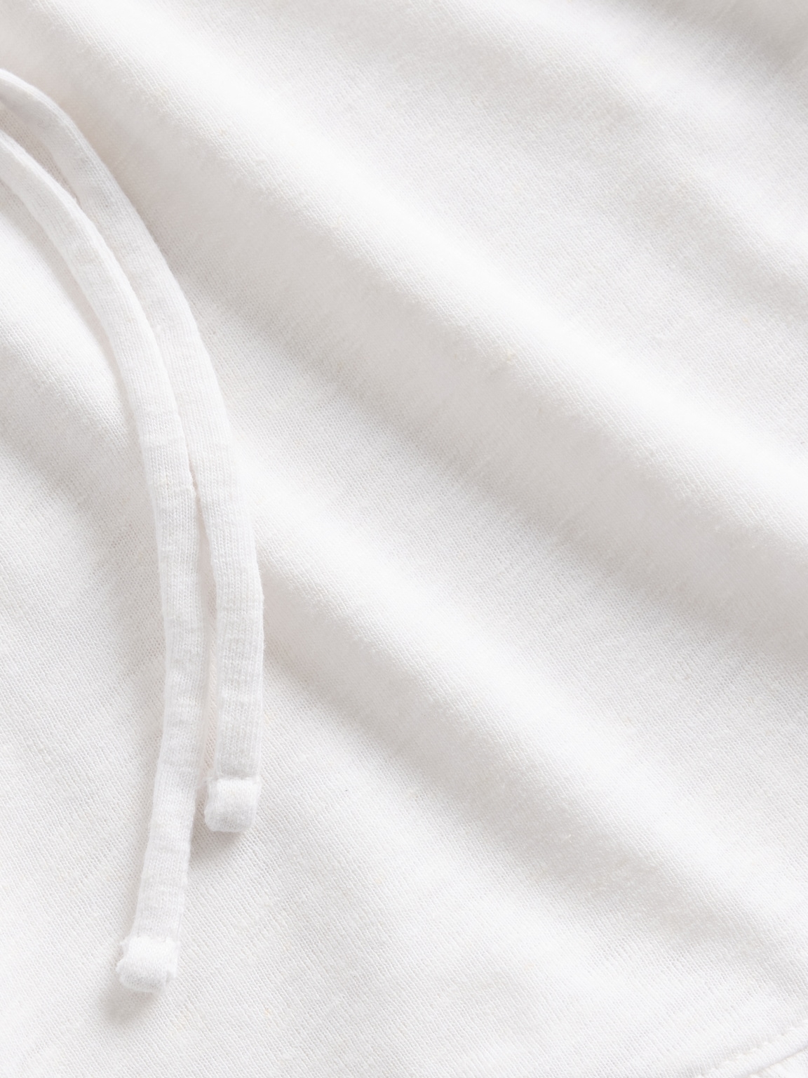Linen-Blend Ruffle PJ Shorts