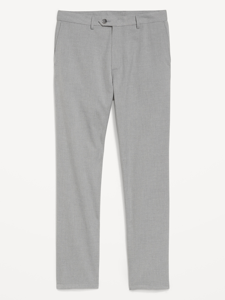 90's Straight-Fit Twill Dress Pants