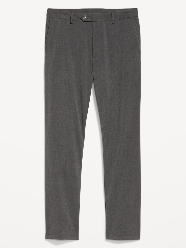 90's Straight-Fit Twill Dress Pants