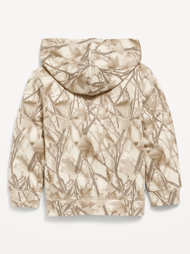 Unisex Logo-Graphic Zip Hoodie for Toddler