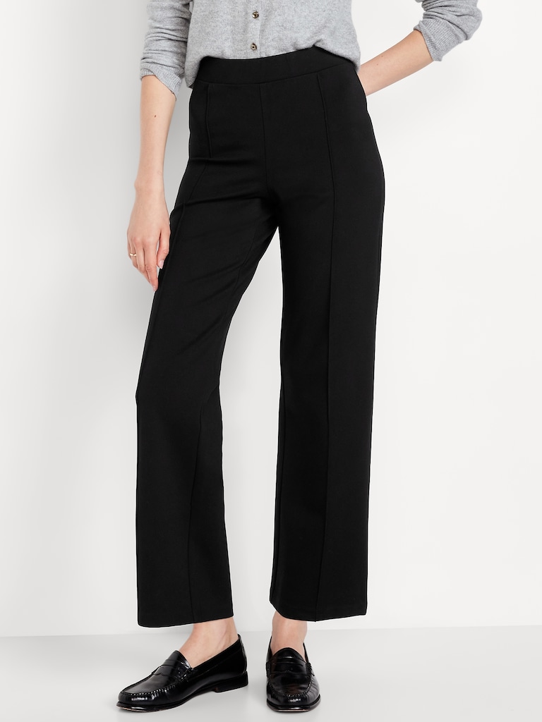 Extra High-Waisted Stevie Straight Pants