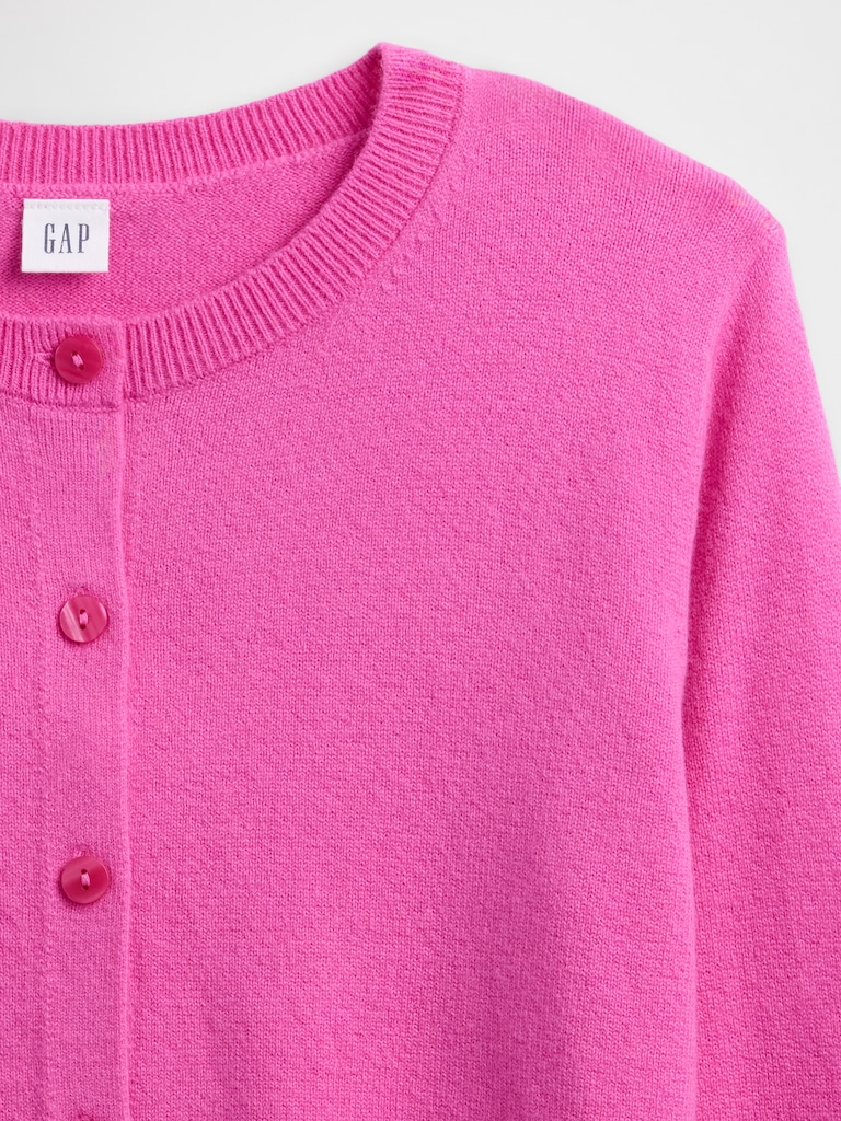 Cashsoft Crewneck Cardigan