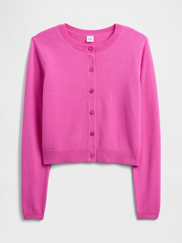 Cashsoft Crewneck Cardigan