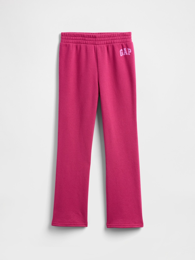 Kids Relaxed Gap Logo Bootcut Sweatpants