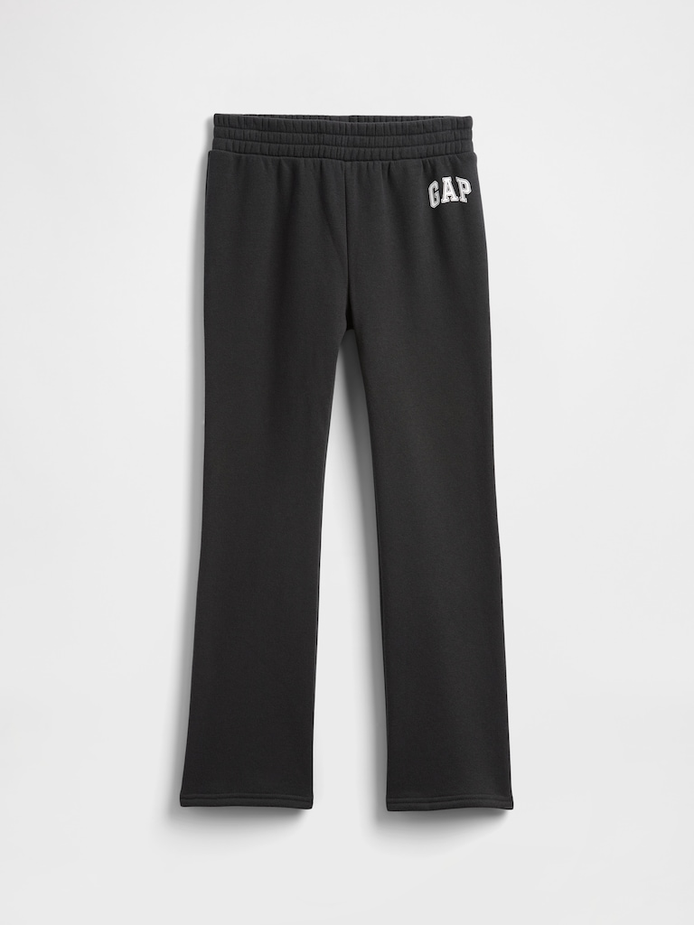 Kids Relaxed Gap Logo Bootcut Sweatpants