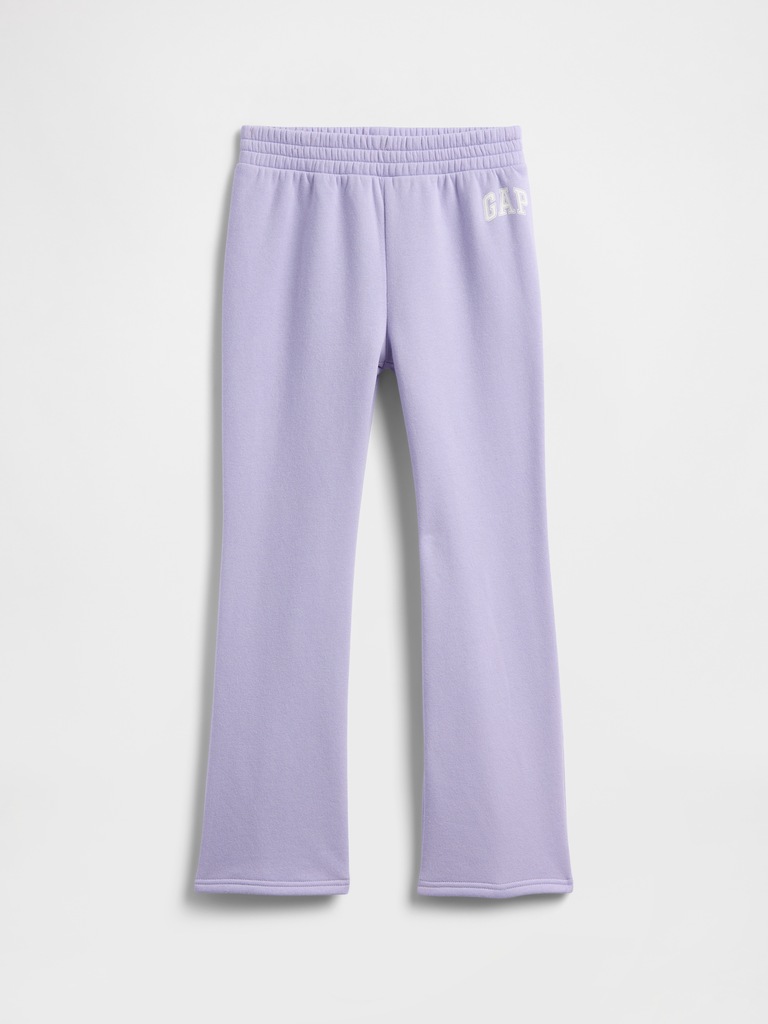 Kids Relaxed Gap Logo Bootcut Sweatpants
