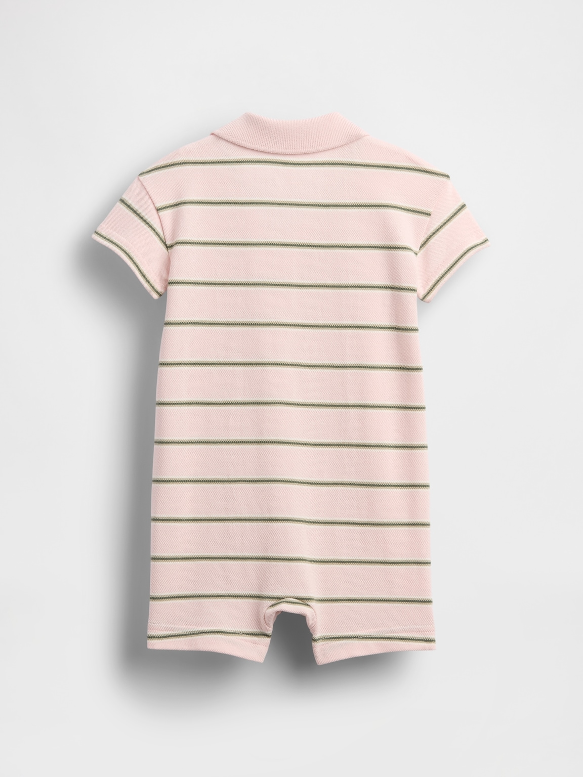 Baby Pique Polo Shorty One-Piece