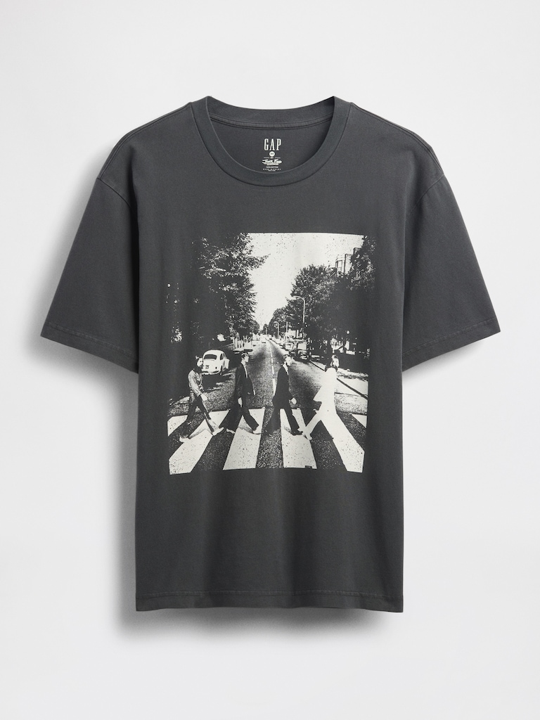 The Beatles Relaxed Graphic T-Shirt