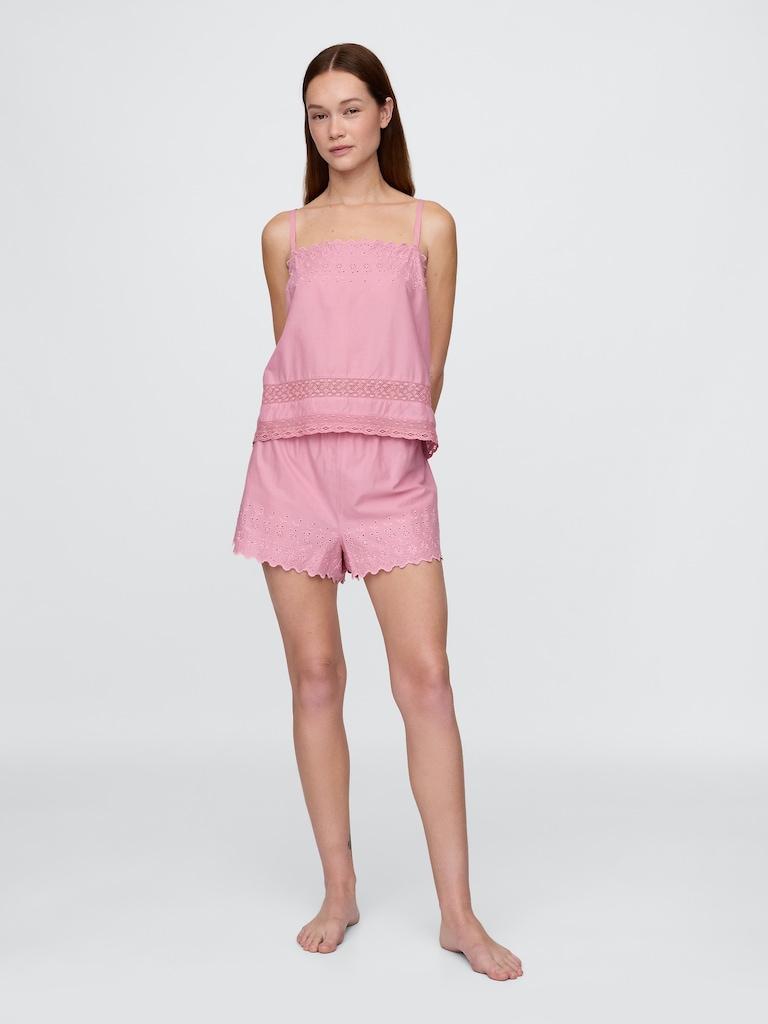 Lace-Trim PJ Cami Set