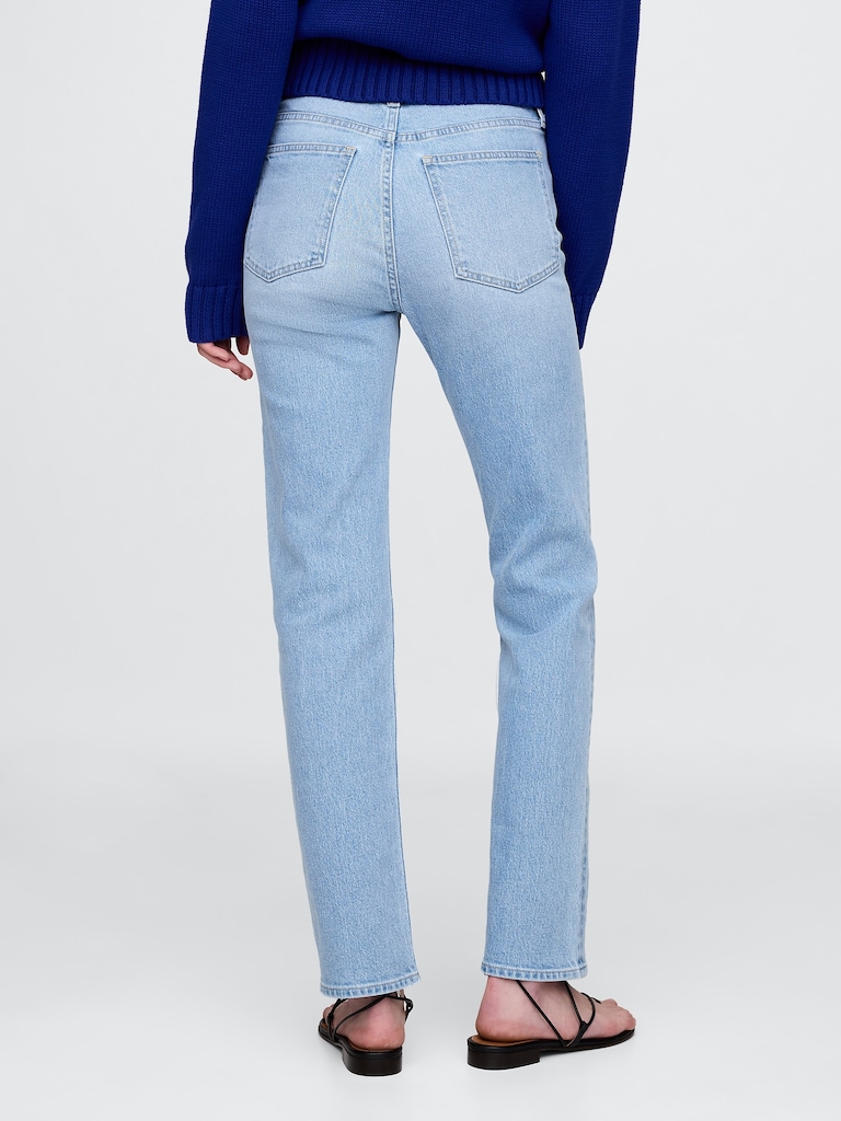 High Rise '90s Slim Straight Jeans