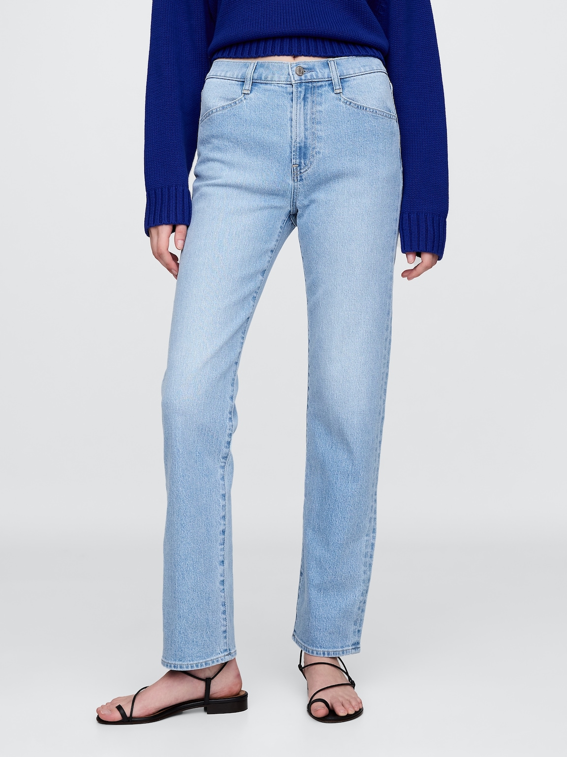 High Rise '90s Slim Straight Jeans