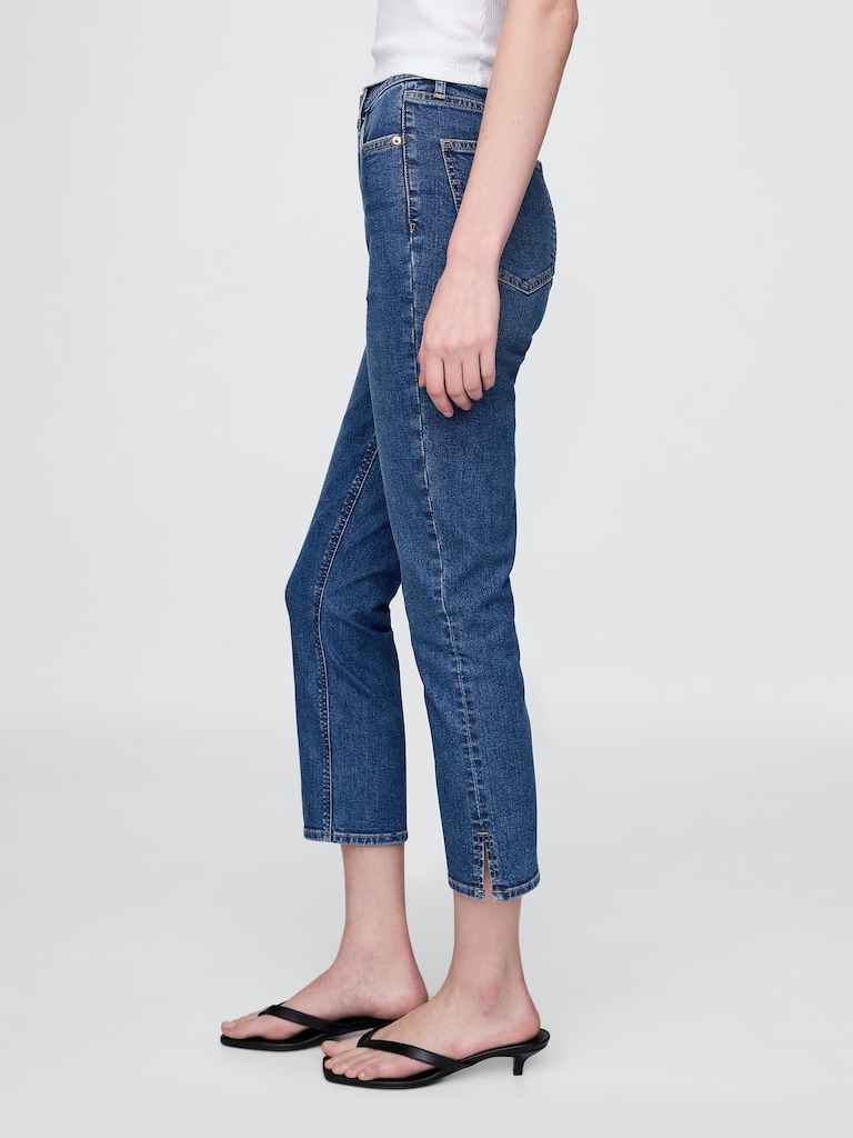 High Rise Capri Jeans