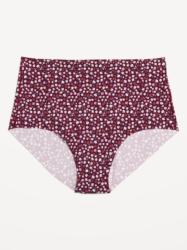 High-Waisted No-Show Brief Underwear