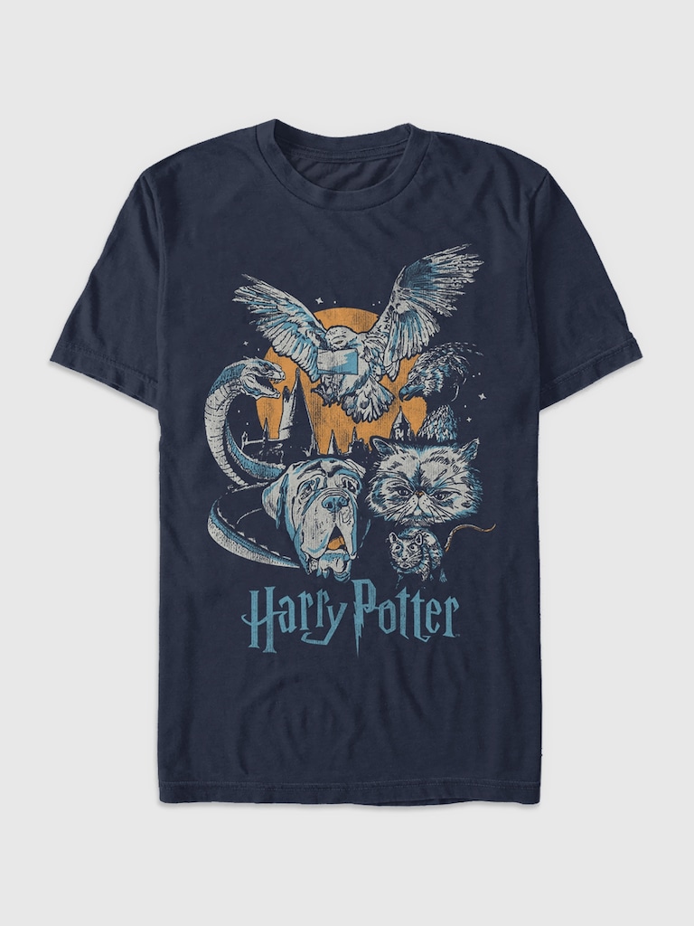 Harry Potter Night Animal Graphic T-shirt