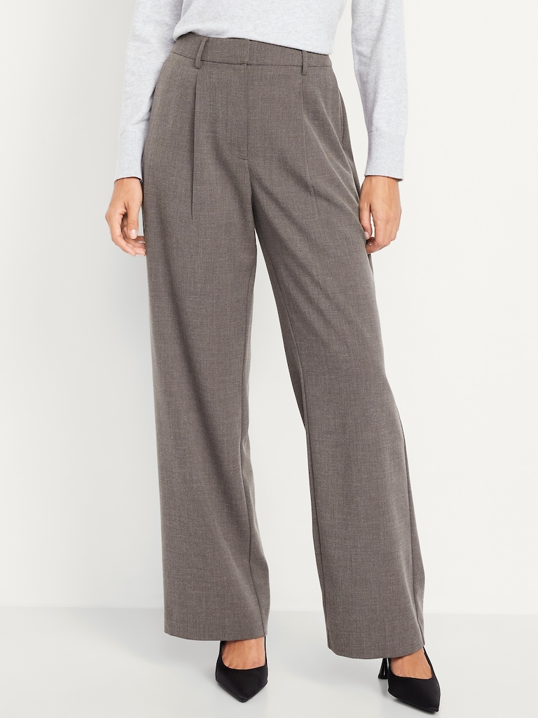 Extra High-Waisted Taylor Wide-Leg Trouser Pants