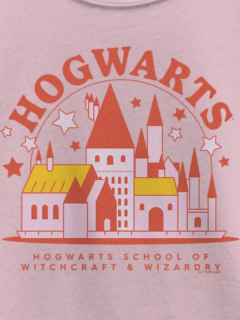 Harry Potter Hogwarts School Graphic T-shirt For Girls