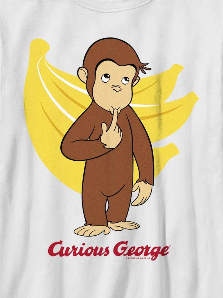 Curious George Banana George Gender-Neutral Graphic T-Shirt for Kids