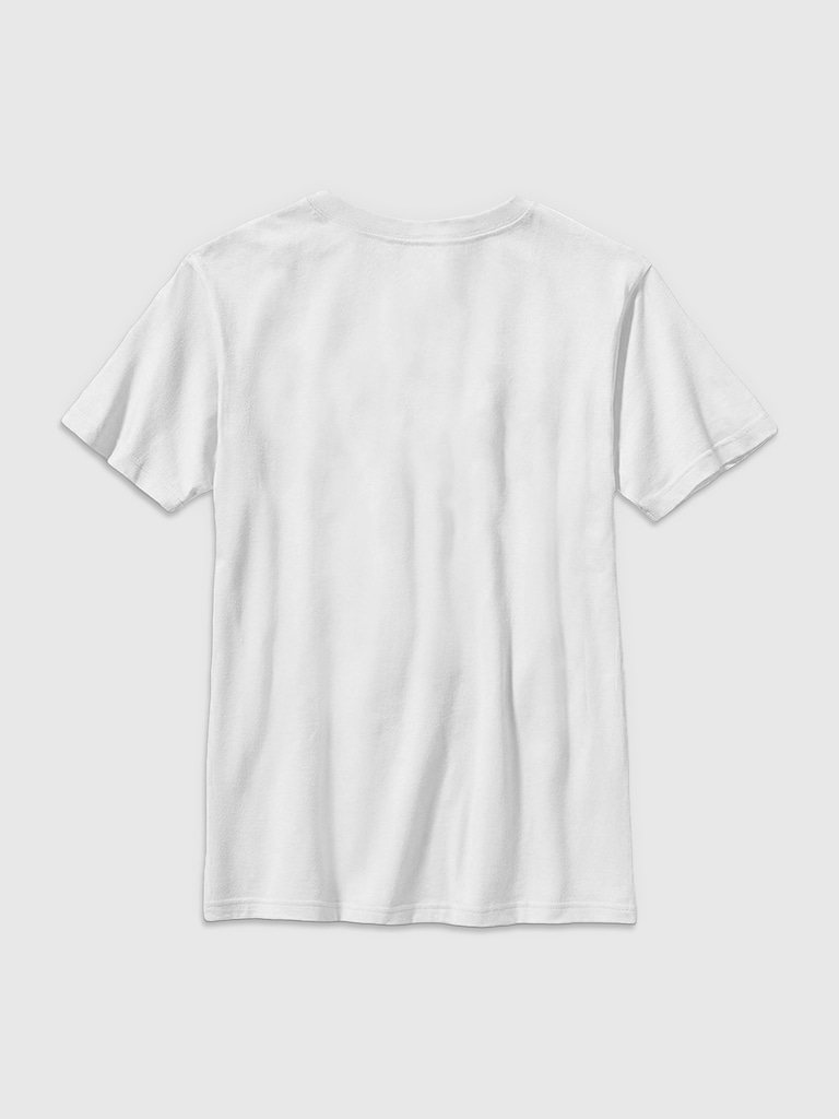 Kung Fu Panda Panda Woodcut Gender-Neutral Graphic T-Shirt for Kids