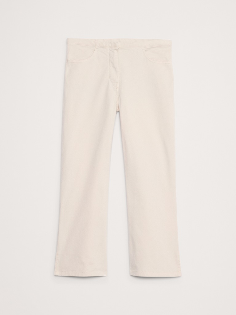 Mid-Rise Cotton Capri