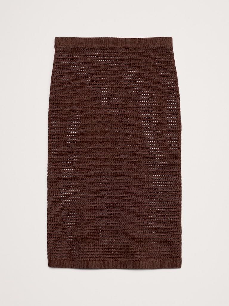 Cotton Crochet Mesh Skirt