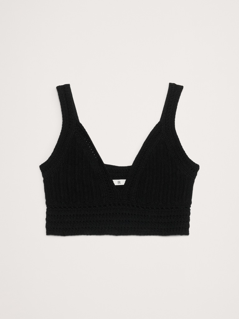 Cotton Crochet Bralette