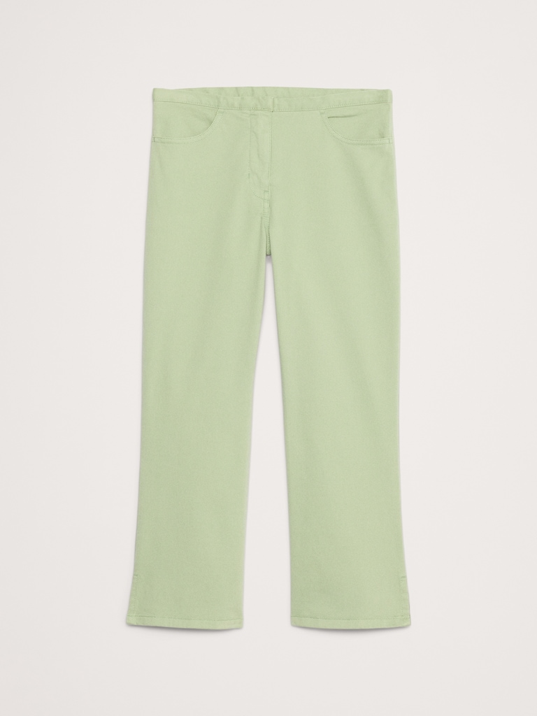 Mid-Rise Cotton Capri