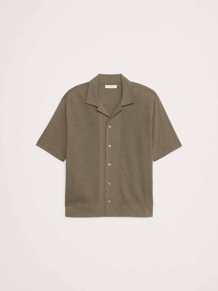 Cotton Mesh Resort Shirt