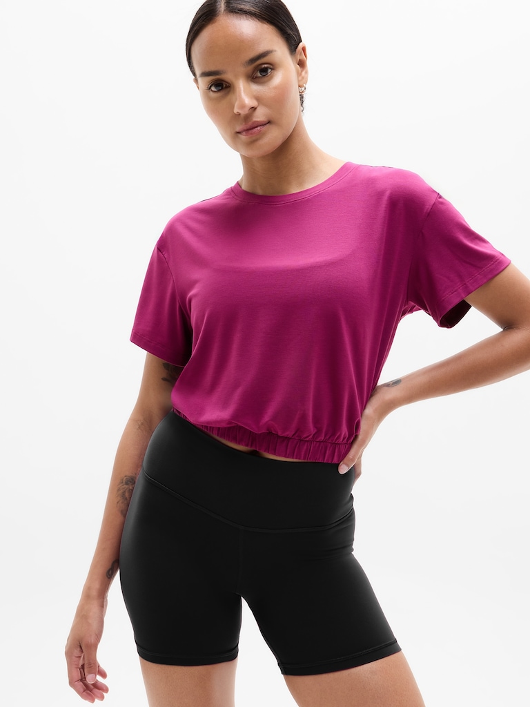 With Ease Bubble Hem Tee